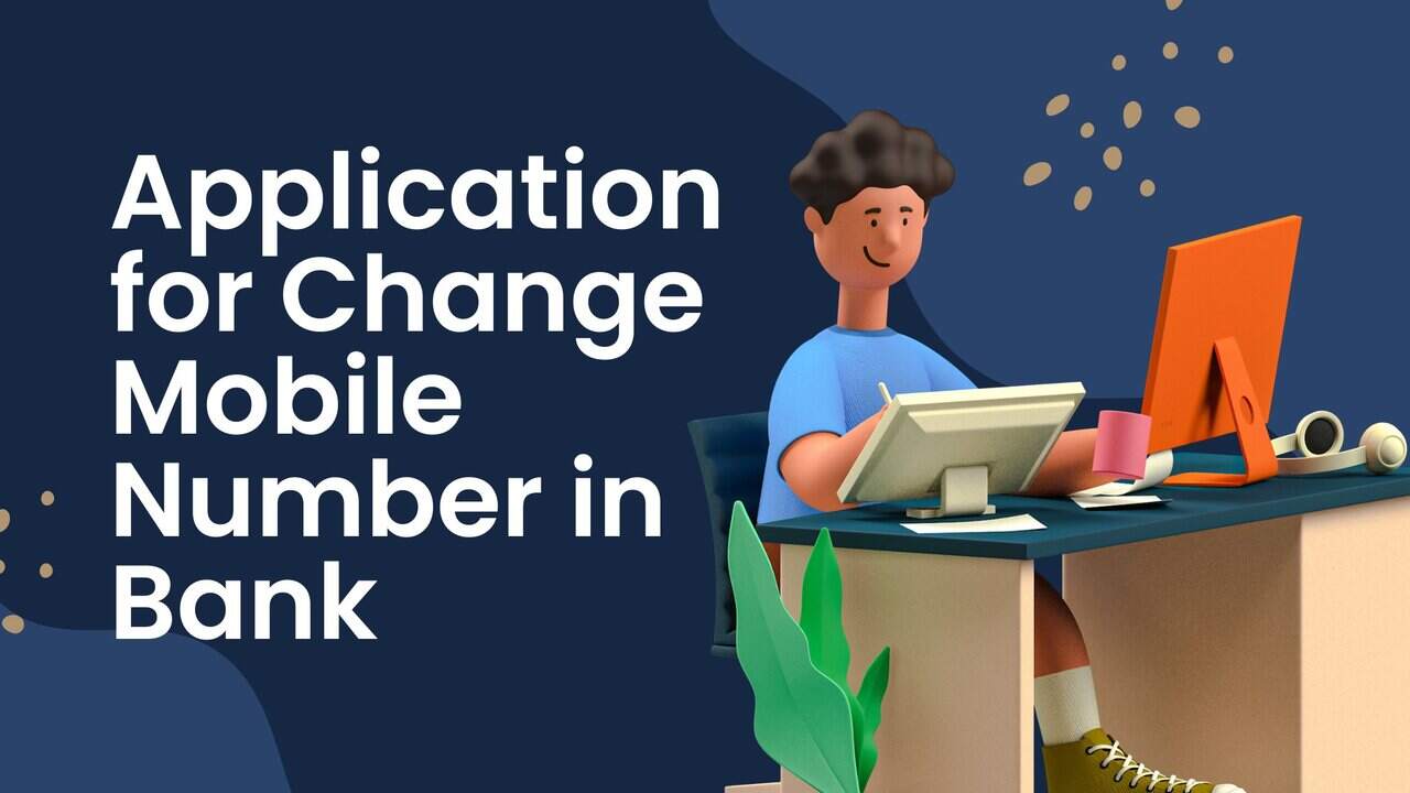 bank mobile number change application