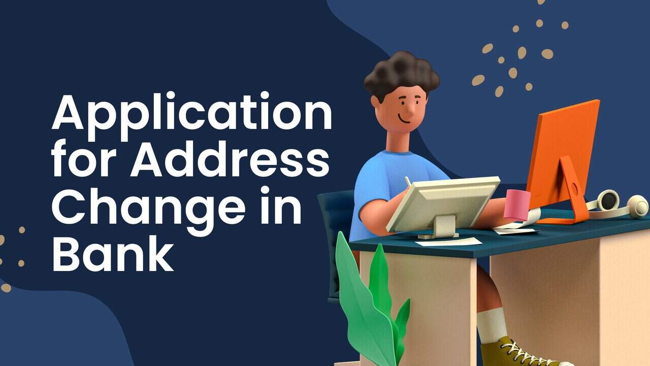 address change letter to bank